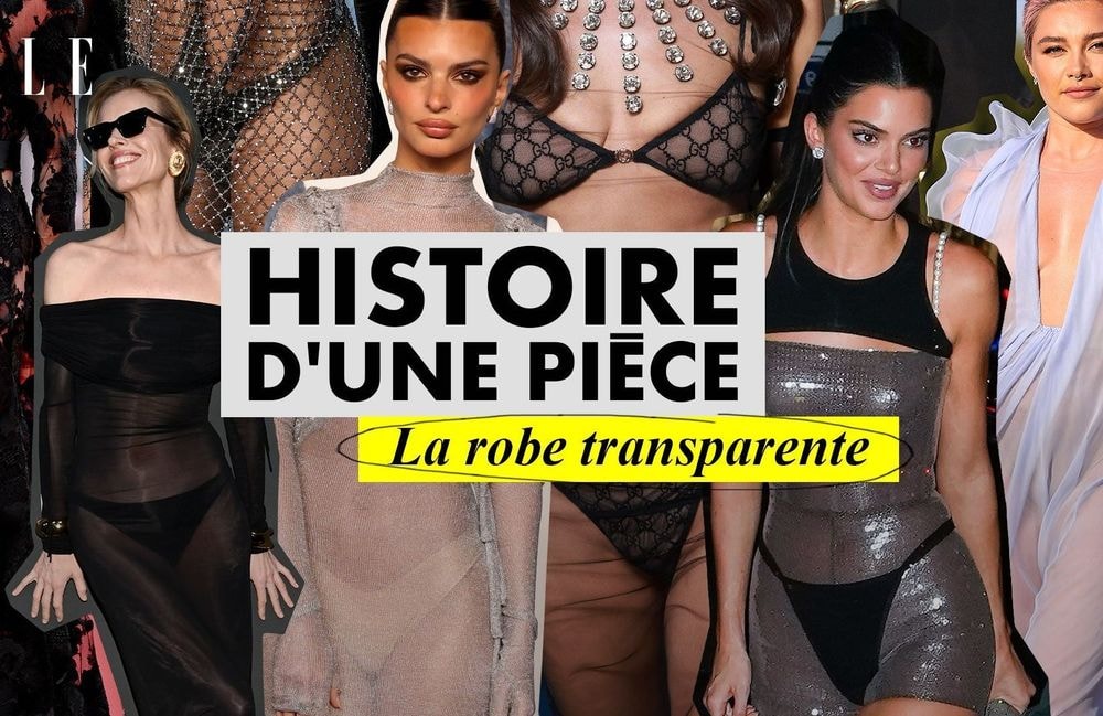 Histoire d’une pièce : la robe transparente, des podiums à l’interdit cannois