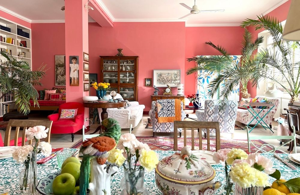 À Milan, un ancien entrepôt transformé en loft bohème et coloré