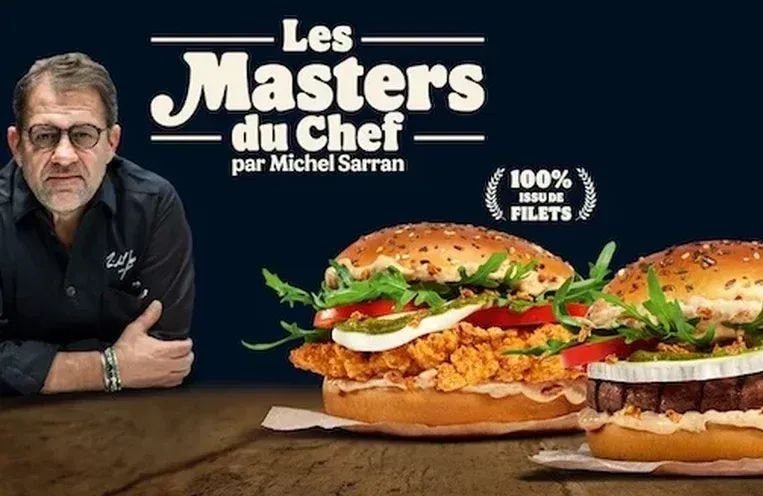 Le chef étoilé Michel Sarran s’associe avec Burger King