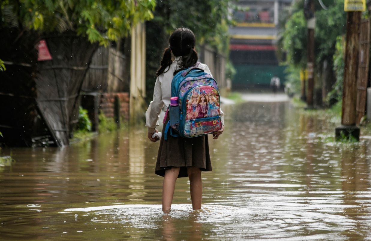 Le réchauffement climatique a déjà provoqué plus de 43 millions de déplacements d’enfants selon l’Unicef