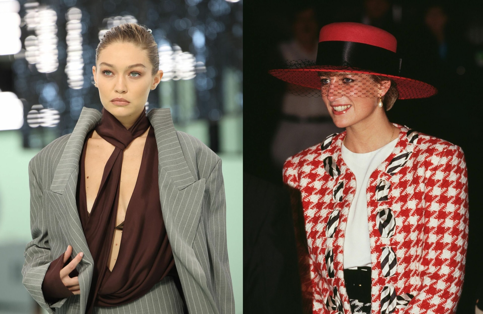 Gigi Hadid arbore ce blouson adoré de Lady Diana 32 ans après elle
