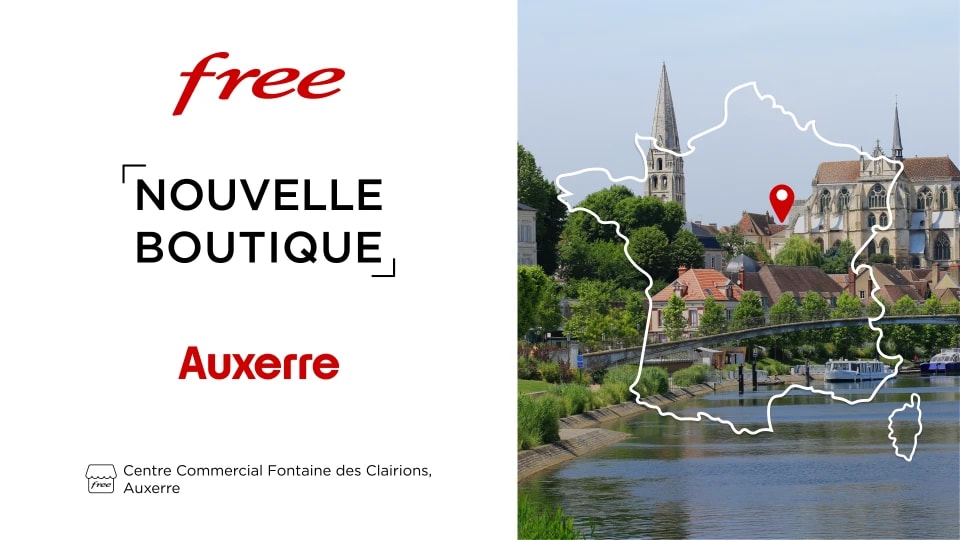 La boutique Free Auxerre ouvre ses portes pile à temps pour les fêtes !