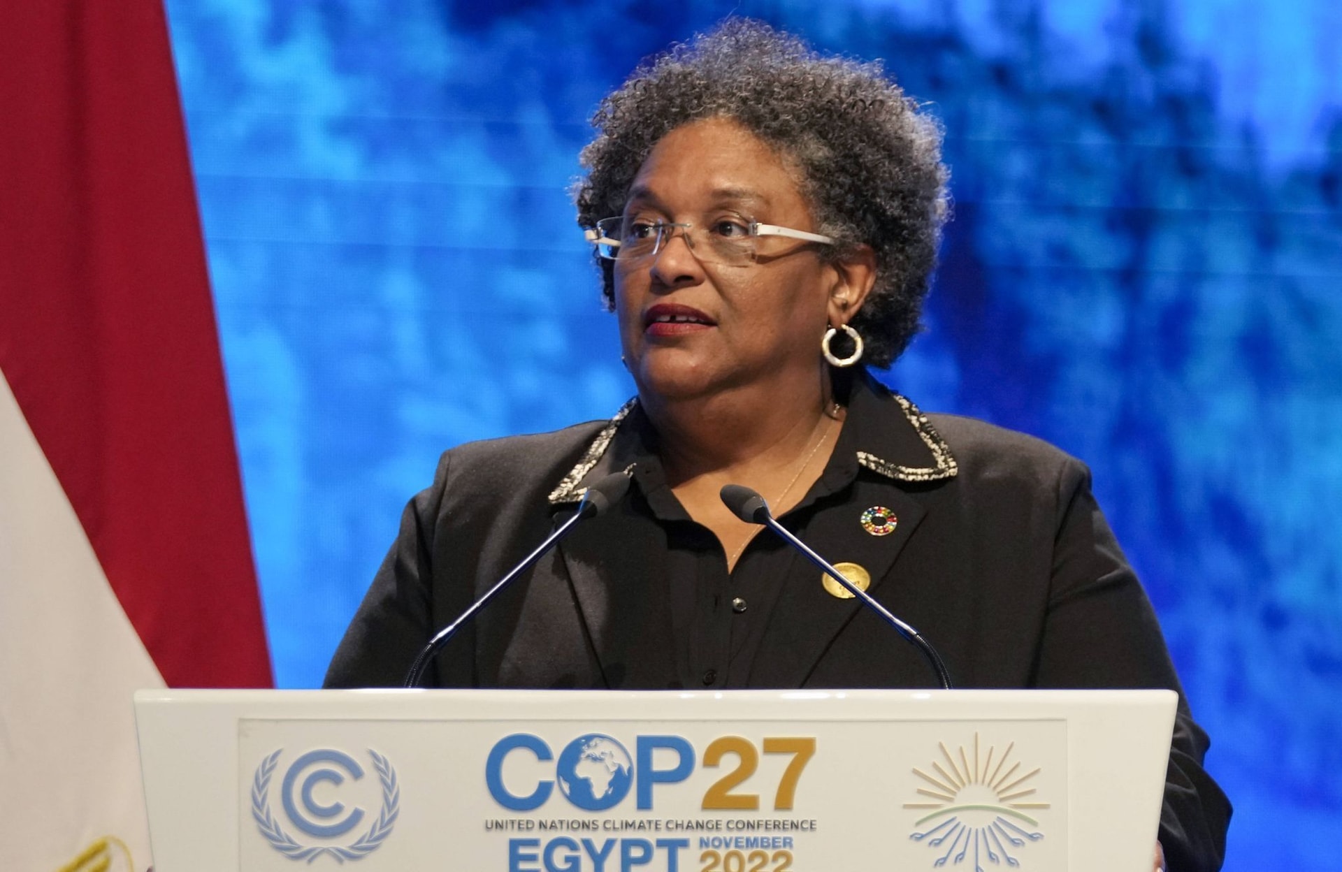 Qui est Mia Mottley, Première ministre de la Barbade et co-présidente de la COP 28 ?