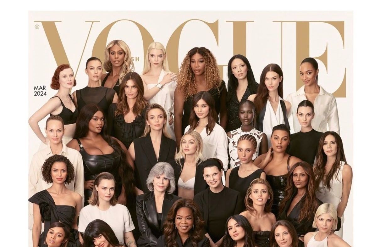 Kate Moss, Victoria Beckham, Gigi Hadid… 40 femmes réunies en une de « Vogue UK »