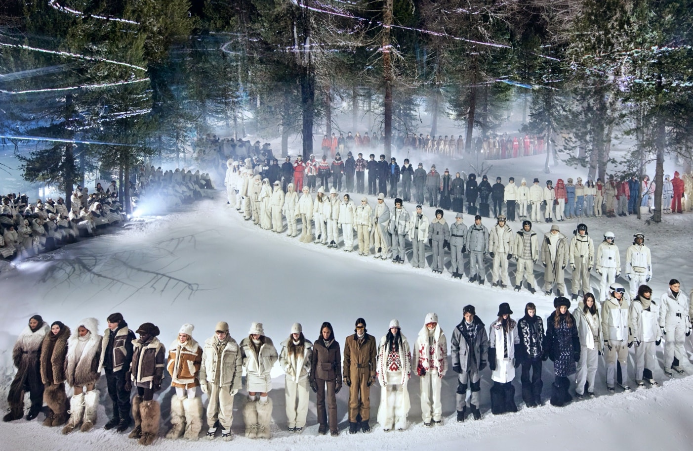 On y était… au défilé ultra-sélect de Moncler Grenoble à Saint-Moritz